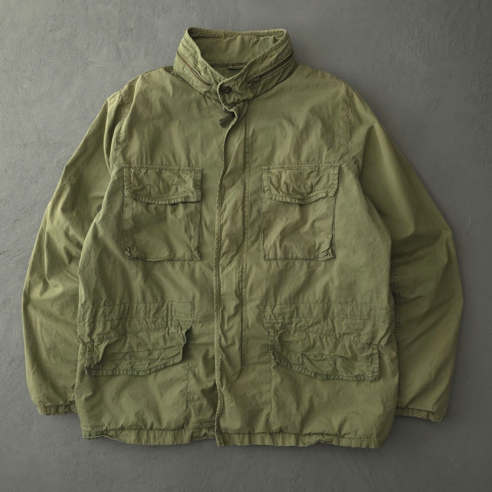 2000s GAP Field Jacket XL Green Military Style M-65 Utility Lightweight